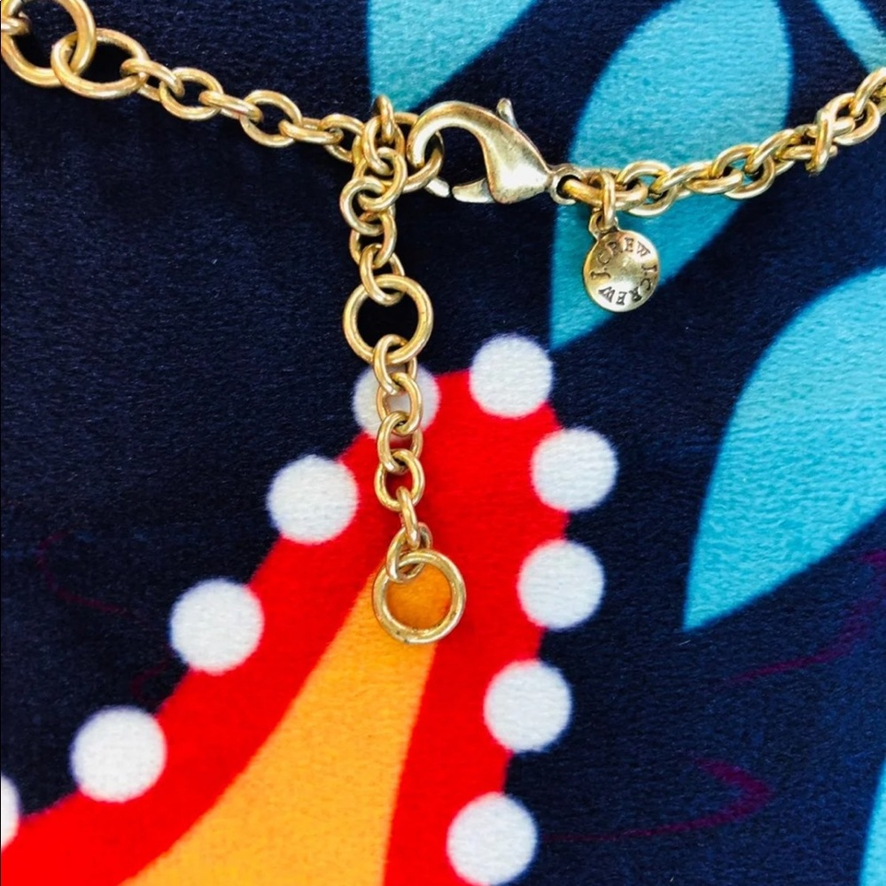 Jcrew Teal Bubbles Statement Necklace - image 3